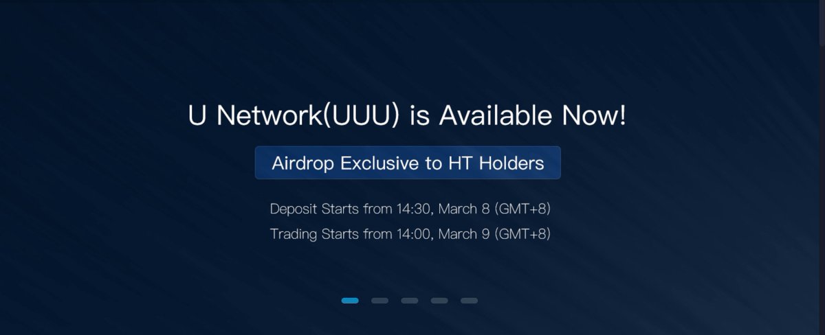 UNetworkHQ's tweet photo. #UNetworkExchange
#UNetwork $UUU is available on @Huobi_Pro #HADEX  right now ! 
Big thanks to everyone who voted for us. 
Check Here 👉： https://t.co/BNDYngOIDM https://t.co/7jKSOHr2Xt
