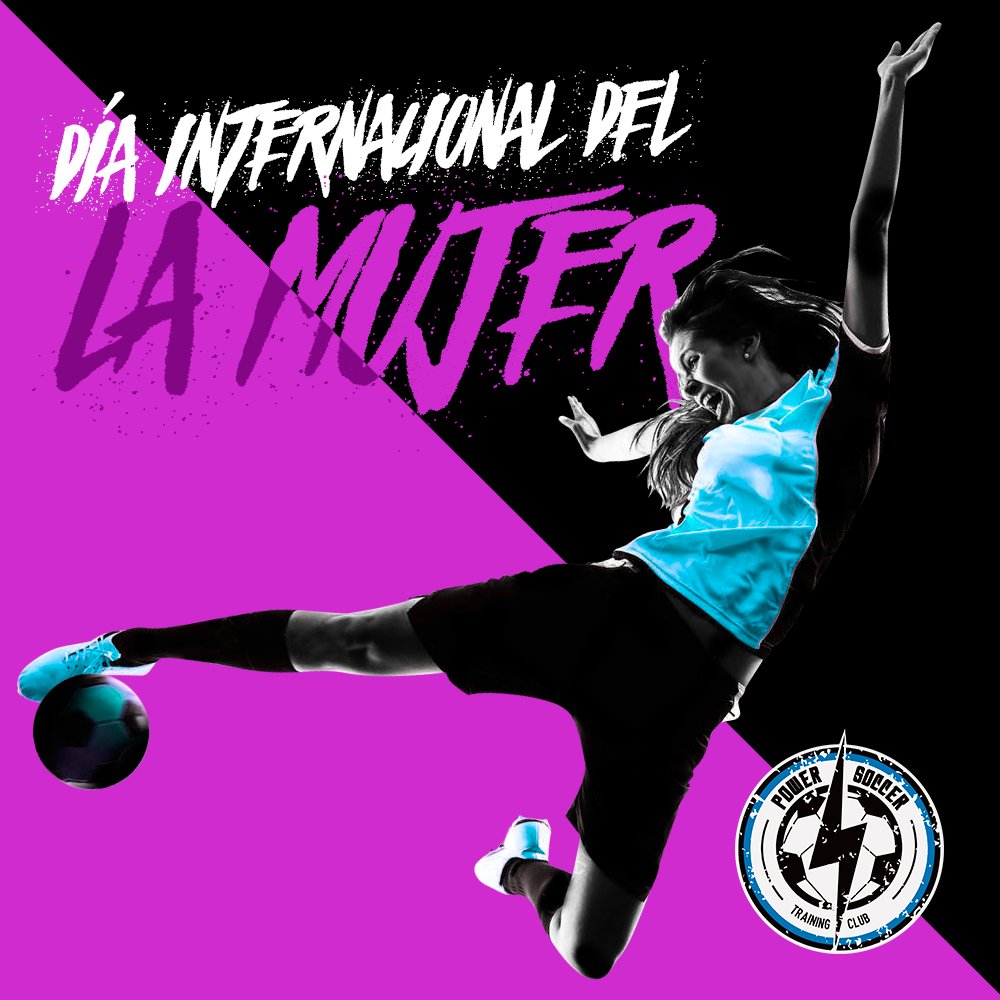 powersoccermx's tweet photo. Por aquellas mujeres que entrenan día a día para ser las mejores en todos los ámbitos ¡Feliz #DíadeLaMujer!  

#PowerSoccer #TuClubdeEntrenamiento ⚽⚡ https://t.co/OoO2qcFxhx