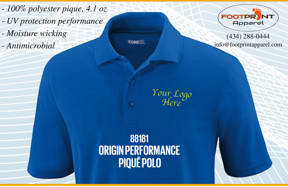 FootprintApprl's tweet photo. The perfect custom embroidered performance polo for your company, and at an affordable price.
#embroidery #polos #footprintapparel #leavinganimpression #customapparel https://t.co/Yhn76mphJg