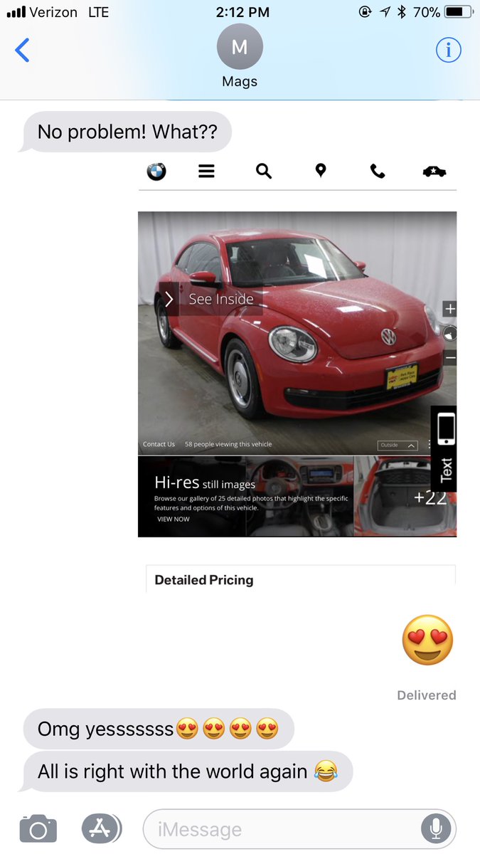 efigs17's tweet photo. When you tell your friends you bought another bug 😂 #theyknowmesowell https://t.co/uQUbJpUSkU