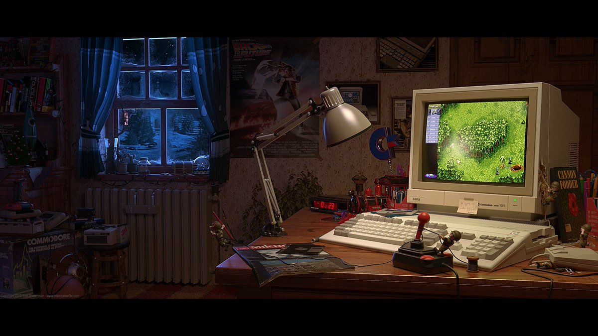The_Real_TroyS's tweet image. Now this is a nostalgic photo (via the internet), loved the Amiga 500, it was my baby:) #Amiga #nostalgia #retro