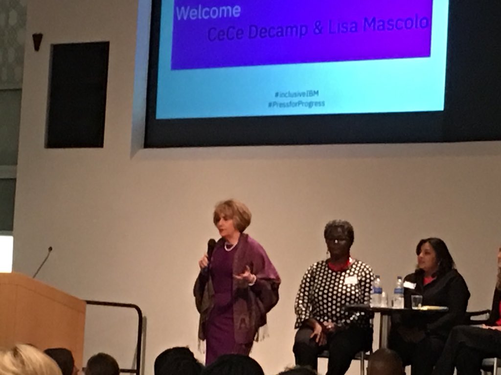 BecketDickerson's tweet photo. Kicking off IBM Public Service #internationalwomensday with a strong message delivered by @LisaMMascolo #PressForProgess https://t.co/Qf5Bkblf6k
