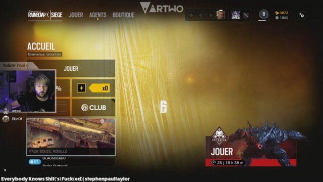 Artwo's tweet photo. Je pars en 🔴LIVE sur Tom Clancy's Rainbow Six: Siege ! Venez : https://t.co/PkaYfKMcmv https://t.co/13Ntx3AT59