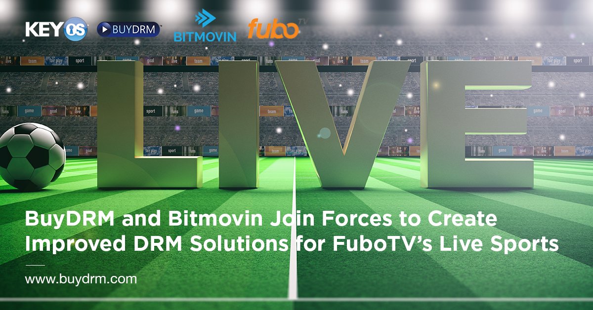 BuyDRM's tweet image. BuyDRM and @bitmovin Join Forces To Create Improved DRM Solutions For @fuboTV&apos;s Live Sports Broadcast. 
Read our latest blog post &amp;gt; goo.gl/VD82kQ 
#BuyDRM #KeyOS #Bitmovin #livesports #sports #FuboTV