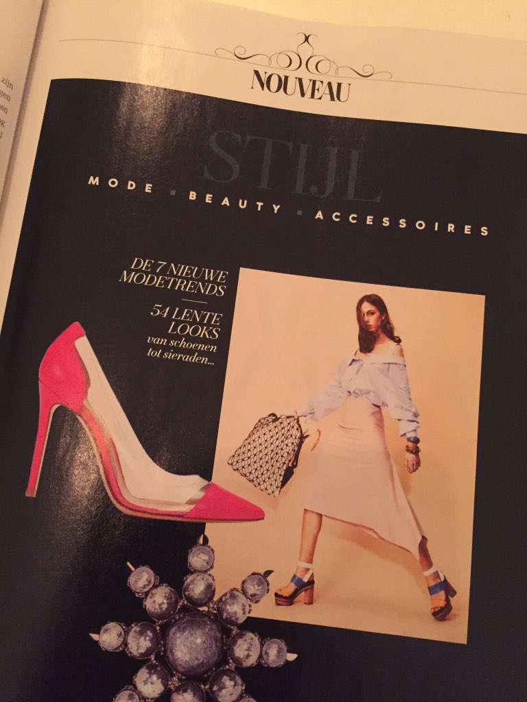 vandaag showt dochter Nikki de nieuwste lente looks in de Nouveau (in store now)
#trots #lente