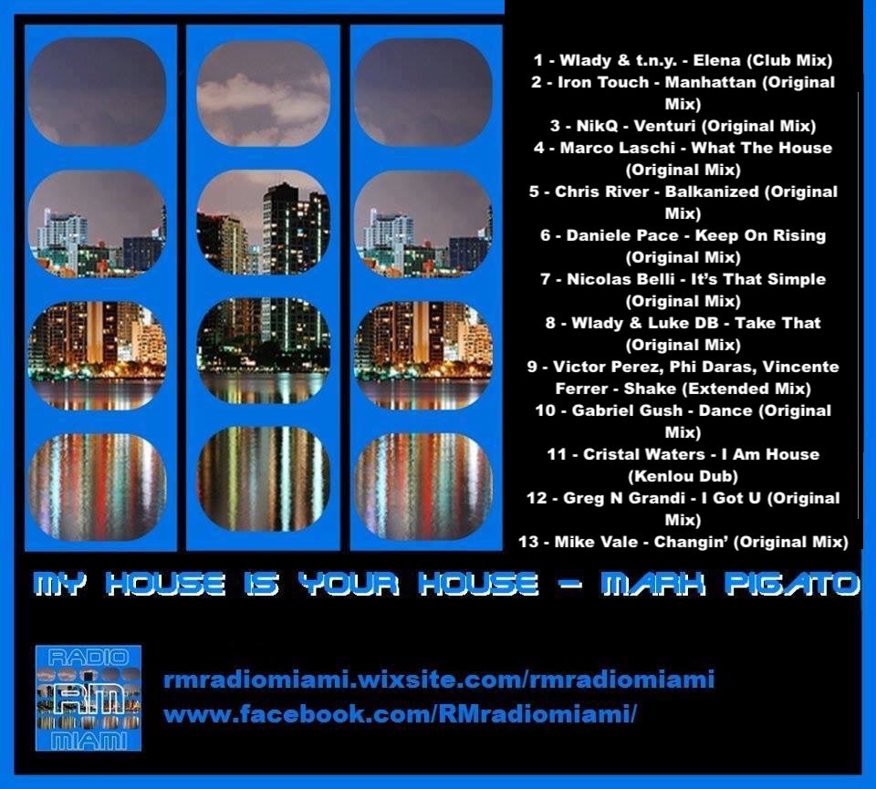 mark_pigato's tweet photo. Ascolta ora la nuovissima puntata di MY HOUSE IS YOUR HOUSE by Mark Pigato
► https://t.co/6F1iDUPRup
Buon Ascolto ;) :) !!!
#MyHouseIsYourHouse #Music #MarkPigato #Radioshow #DjSet #House #Podcast

1001tracklists:
https://t.co/QMRhRl4GNX

Mixcloud:
Mark Pigato https://t.co/RlcjffbWzL