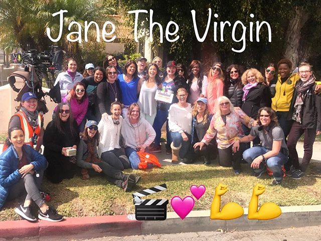 MorganJenkins's tweet photo. Happy #internationalwomensday from the ladies on the set of #janethevirgin 🎬 #womeninfilm #setlife https://t.co/tHwFexWJ6r https://t.co/gWfHTi3xLo