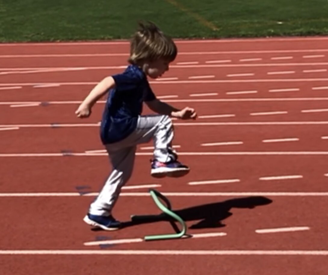Funny thing; little kids find balance and execute pretty well on their own to complete a task.  Maybe there’s a little bit of over coaching going on in their developmental years, LOL.