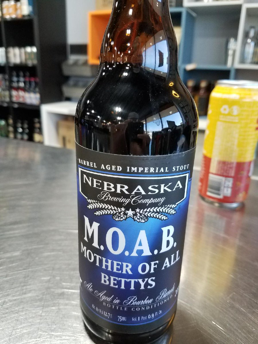 BeerBBQShop's tweet photo. RARE BEER ARRIVAL | RELEASE FRIDAY 4 p.m.
Nebraska Brewing Company Mother of All Bettys is a big bad Bourbon BARREL AGED Imperial Stout you don't wanna' miss out on. https://t.co/31sTD4IpGx