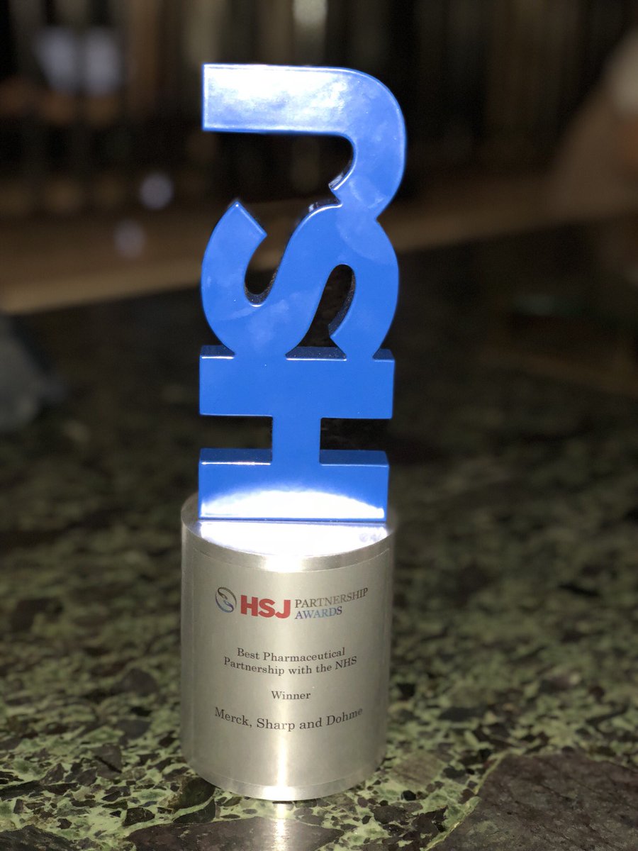 drjbajwa's tweet photo. Just won the best partnership award at the HSJ!!!! Well done to the entire team @MSDintheUK and @NHSHMR 🏆🥇🎊🎉🎊 https://t.co/929LSYia0y