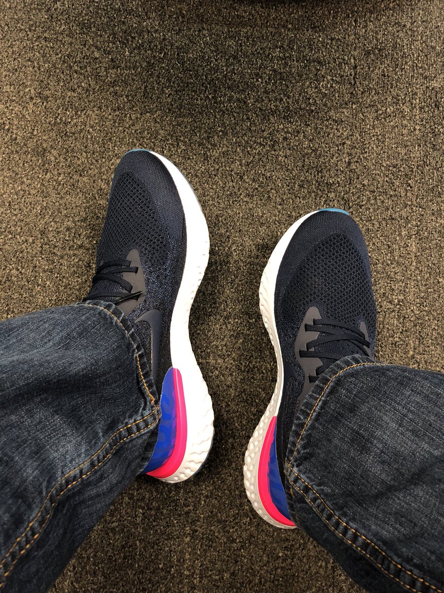 nike epic react flyknit with jeans