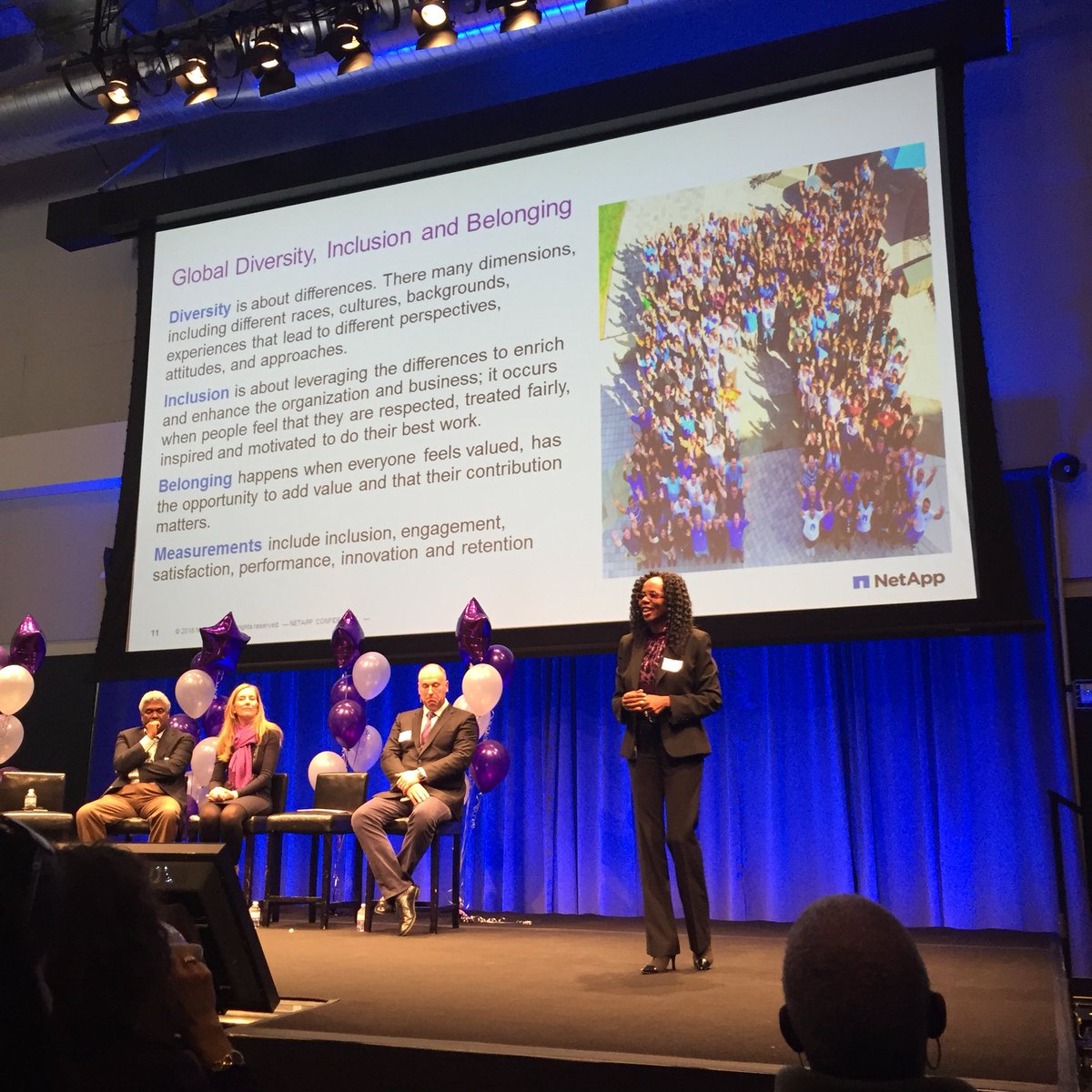 JaylinWeb's tweet photo. Diversity and inclusion drives and improves performance. So let's get to it! #InternationalWomenDay2018 #NetApp_WIT #NetAppCulture https://t.co/QJwL6TM7lN