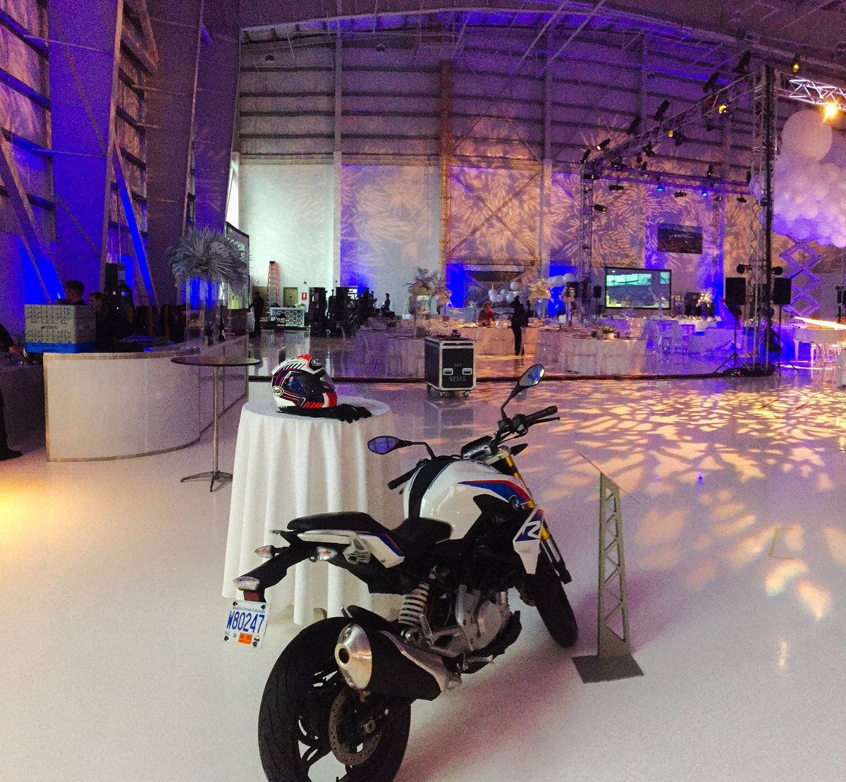 Just done setting up at <a href="/NightOfWonders/">Night of Wonders</a>. Everything looks amazing! The #ChildrensWishFoundation puts on an amazing event!  
<a href="/JoeRocketCanada/">Joe Rocket Canada</a> 
<a href="/AraiAmericas/">AraiAmericas</a> 
<a href="/BMWMotorradCA/">poc by cankat</a>