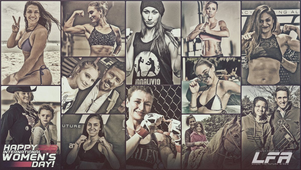 LFAfighting's tweet image. Happy #InternationalWomensDay to all of the amazing women of @LFAfighting!

#MMA
#WMMA
#IWD2018
#LFANation
@AXSTVFights