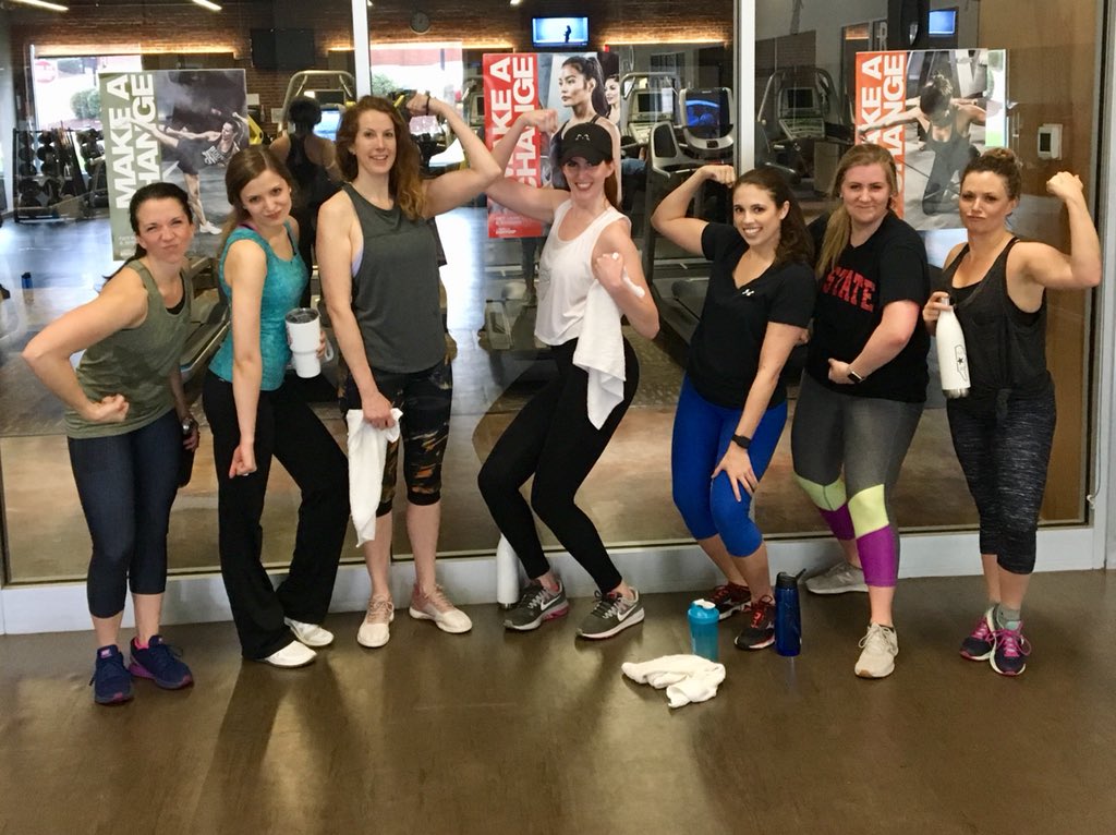 These hard working women flex their muscles in our home office every day - and on Thursdays - they flex them in our office Group Exercise class. Thanks to all the women in our portfolio companies who drive us to be better. Happy #InternationalWomansDay and never stop flexing!