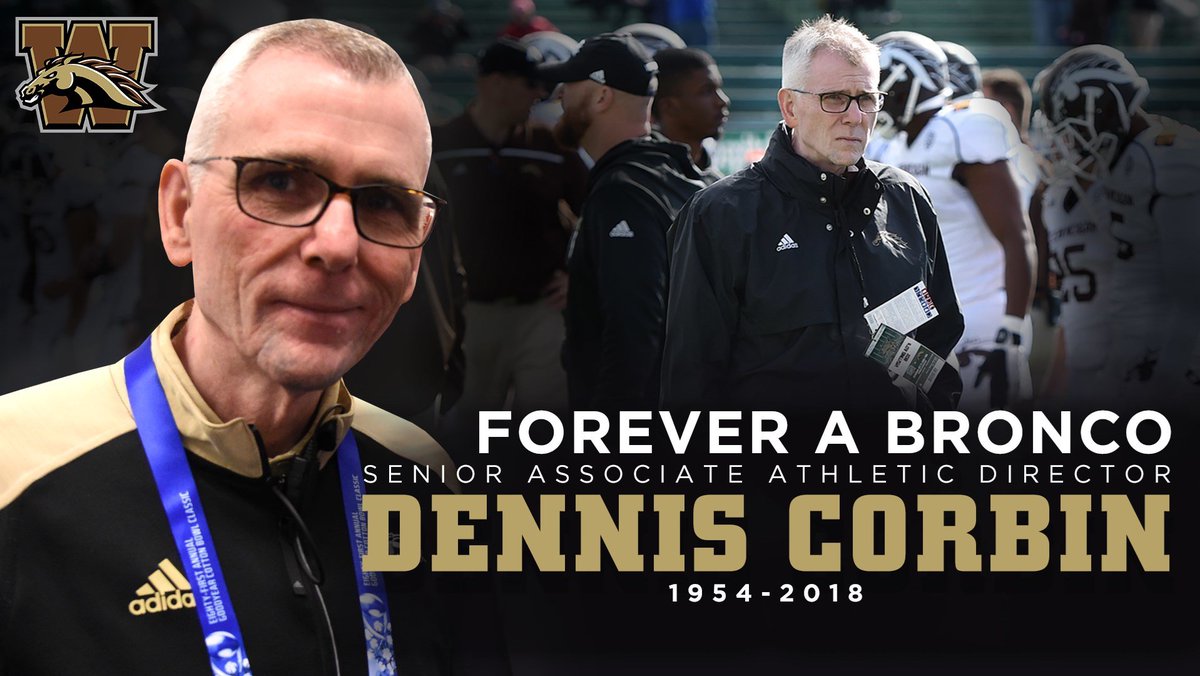 WMU Athletics Mourns the Loss of Senior Associate Athletic Director Dennis Corbin dld.bz/gF2PQ