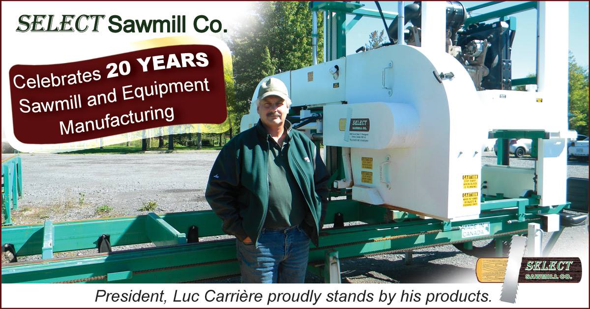 selectsawmillco's tweet photo. President, Luc Carrière proudly stands by his products and knows what his machines can do.  Hundreds of systems sold and each and every unit has been tested to his personal satisfaction.  His customers matter and nothing less will do. https://t.co/1VqHz2DAGJ