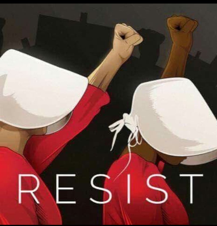 mennonek's tweet photo. International women’s day was the perfect day to complete season 1 of The Handmaid’s Tale. 
So. Damn. Powerful. ✊🏻 https://t.co/QyEC8MTuWv