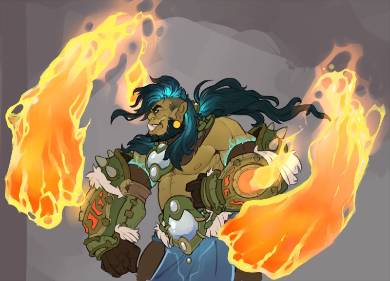 Isei Silva On Twitter I Had An Idea For How New Generation Shamans Could Carry Their Elemental Totems Around Without Well Actually Carrying Totems These Portal Like Gauntlets That Open Into The Actual