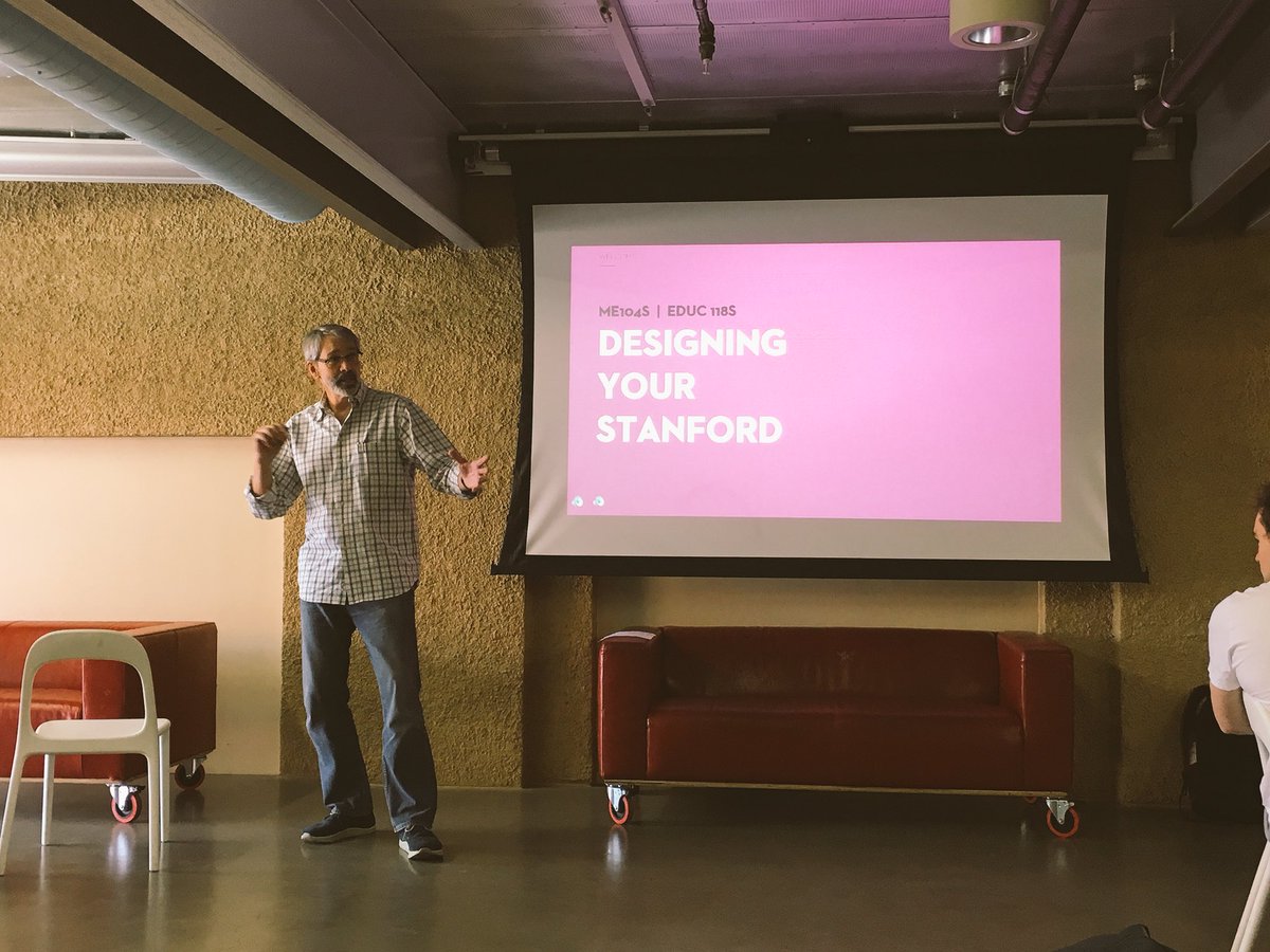 Super cool guest teacher today at Design Your Stanford
