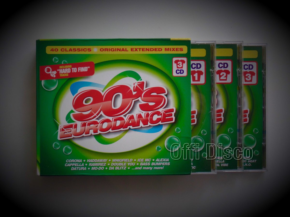 OffiDisco's tweet photo. 90's Eurodance compilation 3xCD #classiceurodance #BackToThe90s #blacoynegrorecords #cdcover #eurodance https://t.co/gFhyd7jh5p