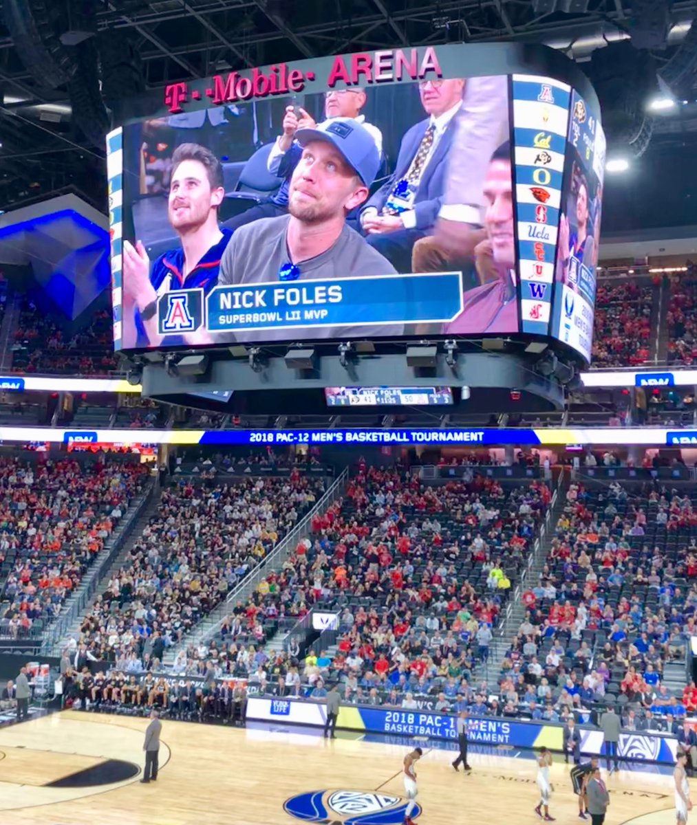 The #GOAT is in the building!! #BearDown #Foles @UAAA @UofA <a href="/ArizonaFBall/">Arizona Football</a> @APlayersProgram