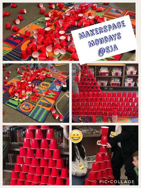 Mrs_Grif's tweet image. Students engineer, imagine, design and learn with Makerspace at SJA! #VPS #VPSsuccess #VPSITF 
@KatieArkooshVPS @_TeacherX @SAC_Librarian @Makerspaces_com