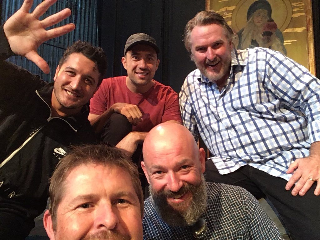 Musical magic captured by @sevensharp, when <a href="/matiuwalters/">Mutt</a> of  @six60 meets opera powerhouse <a href="/simononeill/">Simon O’Neill ONZM</a>