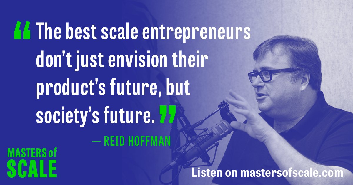 NPattersonnp2's tweet photo. The best scale #entrepreneurs think about their social impact from Day 1. Howard Schultz personifies this.  ~ Reid Hoffman https://t.co/vUmgtO4I0V #socialimpact