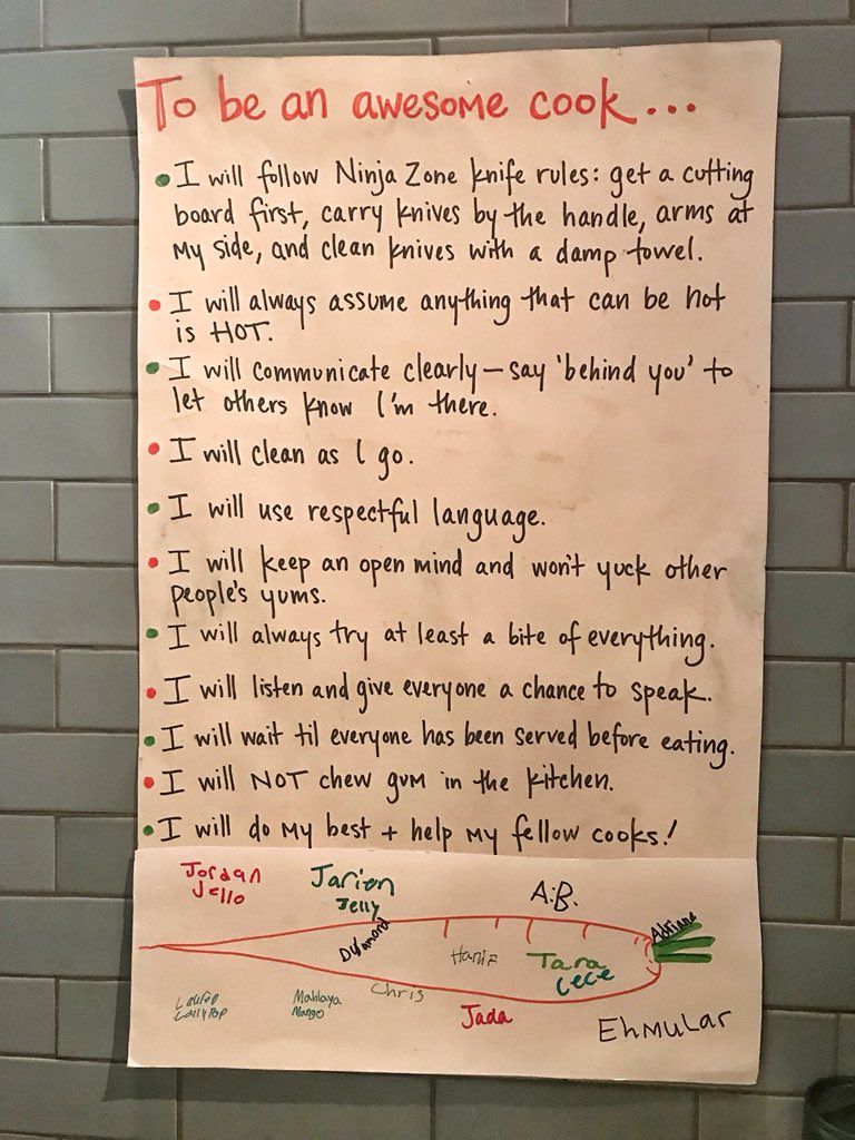 LanternNC's tweet photo. #kitchenpatrol rules to live by. #dontyuckotherpeoplesyums https://t.co/0IsVMnKUgj
