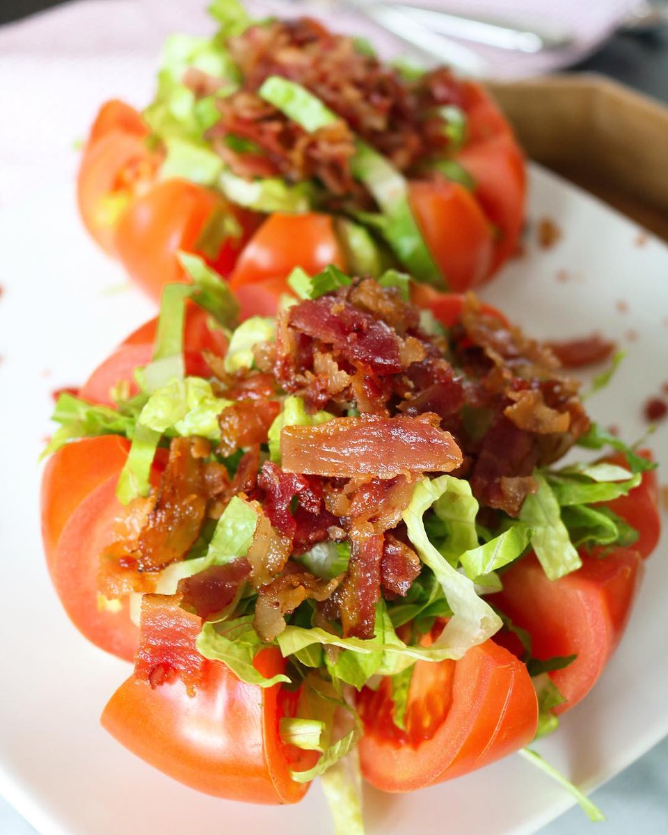 TheBaconPartyLA's tweet photo. Does your Thursday include All-Natural Bacon tomato wedge salad? It should... #TheBaconParty 🥓🍅  https://t.co/X47iW3j7FF https://t.co/s7eXLEEZ2S