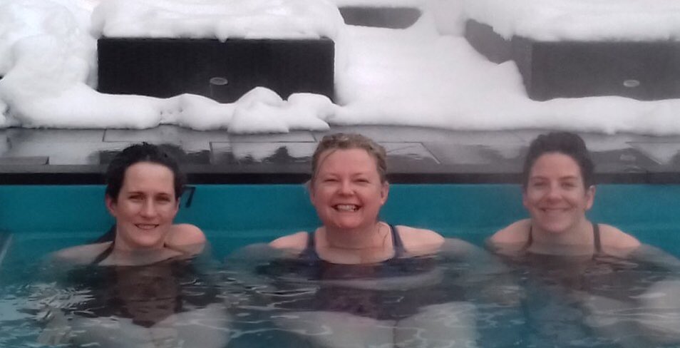 DrLindaDykes's tweet photo. After a teaching day & a learning day at #sweets18, a long soak in the hot pool (picking brains of @MauraKennedyMD on #GeriEM), rusty calligraphy pulled out of hibernation to help w/ prize certificates (and putting into Ikea frames) & finally the gala dinner. 👍🏼 https://t.co/FGDDbC125o