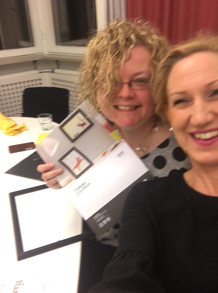 DrLindaDykes's tweet photo. After a teaching day & a learning day at #sweets18, a long soak in the hot pool (picking brains of @MauraKennedyMD on #GeriEM), rusty calligraphy pulled out of hibernation to help w/ prize certificates (and putting into Ikea frames) & finally the gala dinner. 👍🏼 https://t.co/FGDDbC125o