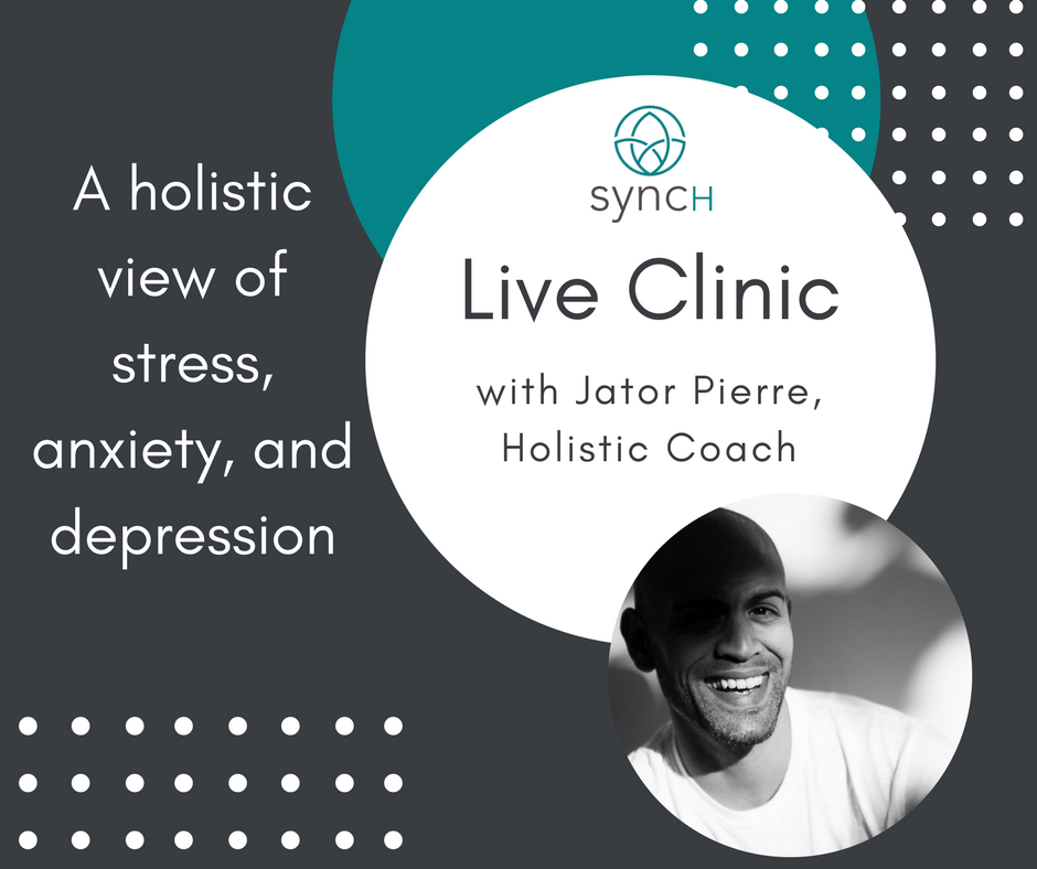 synchTribe's tweet image. Tune in on 3/13 at 7pm PT to learn more holistic views of stress, anxiety, and depression and how you can make a real difference in your daily life. 

For more info, visit facebook.com/events/2061050…