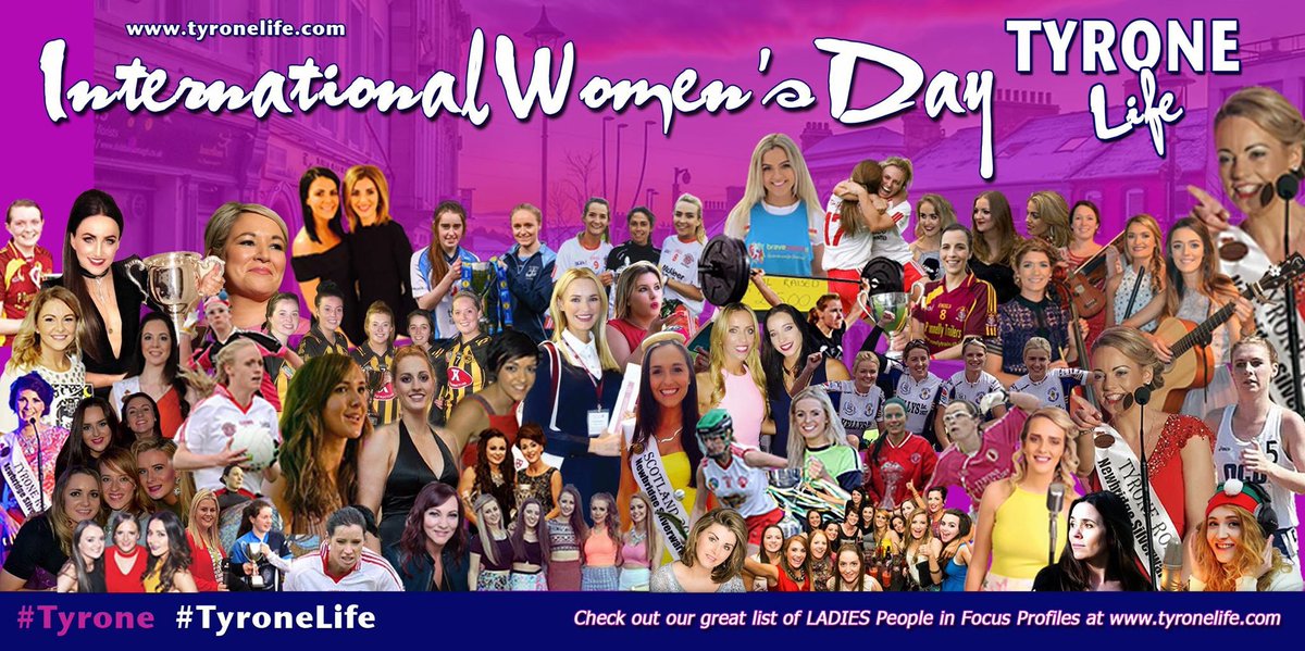 CJCurran1's tweet photo. Happy #InternationalWomensDay to all the ladies out there. We have featured so many special Tyrone Ladies at Tyrone life and thankful for the 15,000+ ladies who follow #TyroneLife Social media Channels! #tyrone https://t.co/C5dVyUk2dd