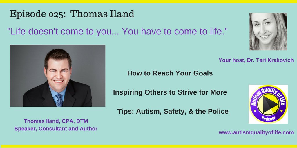 Download our @autismQOL #podcast #interview with @ThomasIland! autismqualityoflife.com/season-2/ Visit Tom's show notes page to learn more about his #book 'Come to Life! Your Guide to Self-Discovery' & @BeSafeTheMovie! #growthmindset #Toastmasters #safety #autism #inspiration #lessons