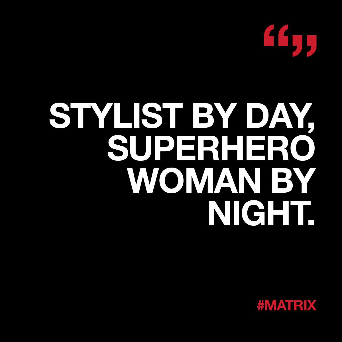 matrixfamily's tweet photo. Tag a #Matrix woman who is always there to help you put on your cape! Happy #InternationalWomensDay! https://t.co/JTYMQrzw4y