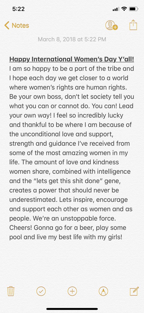 Happy international women’s day!