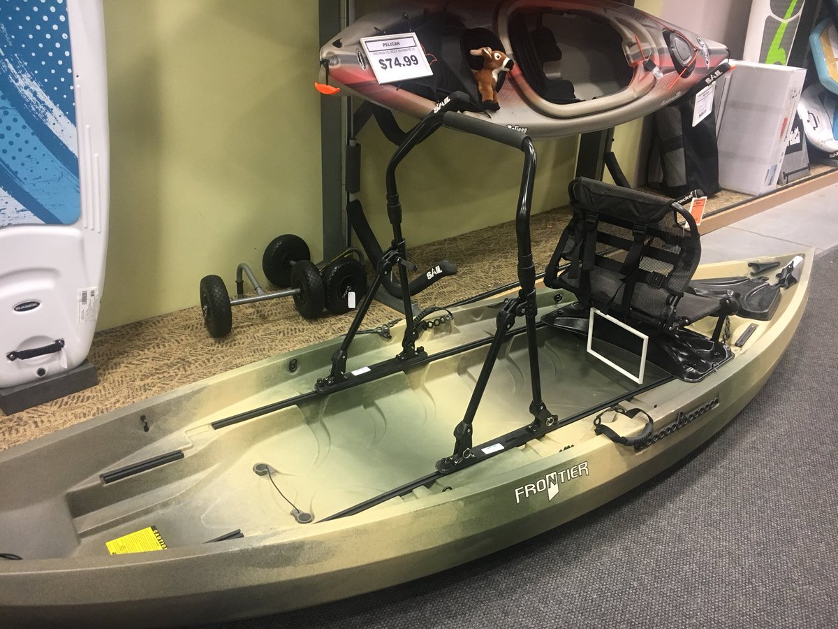 Edbass45's tweet photo. Anyone have the Nucanoe frontier ‘kayak’/ boat/ skiff 12 ft?  Crazy wide beam and still on clearance at Sail.  I’d like to upgrade from the inflatable this year... 🤔 https://t.co/bv1b0VcAEX
