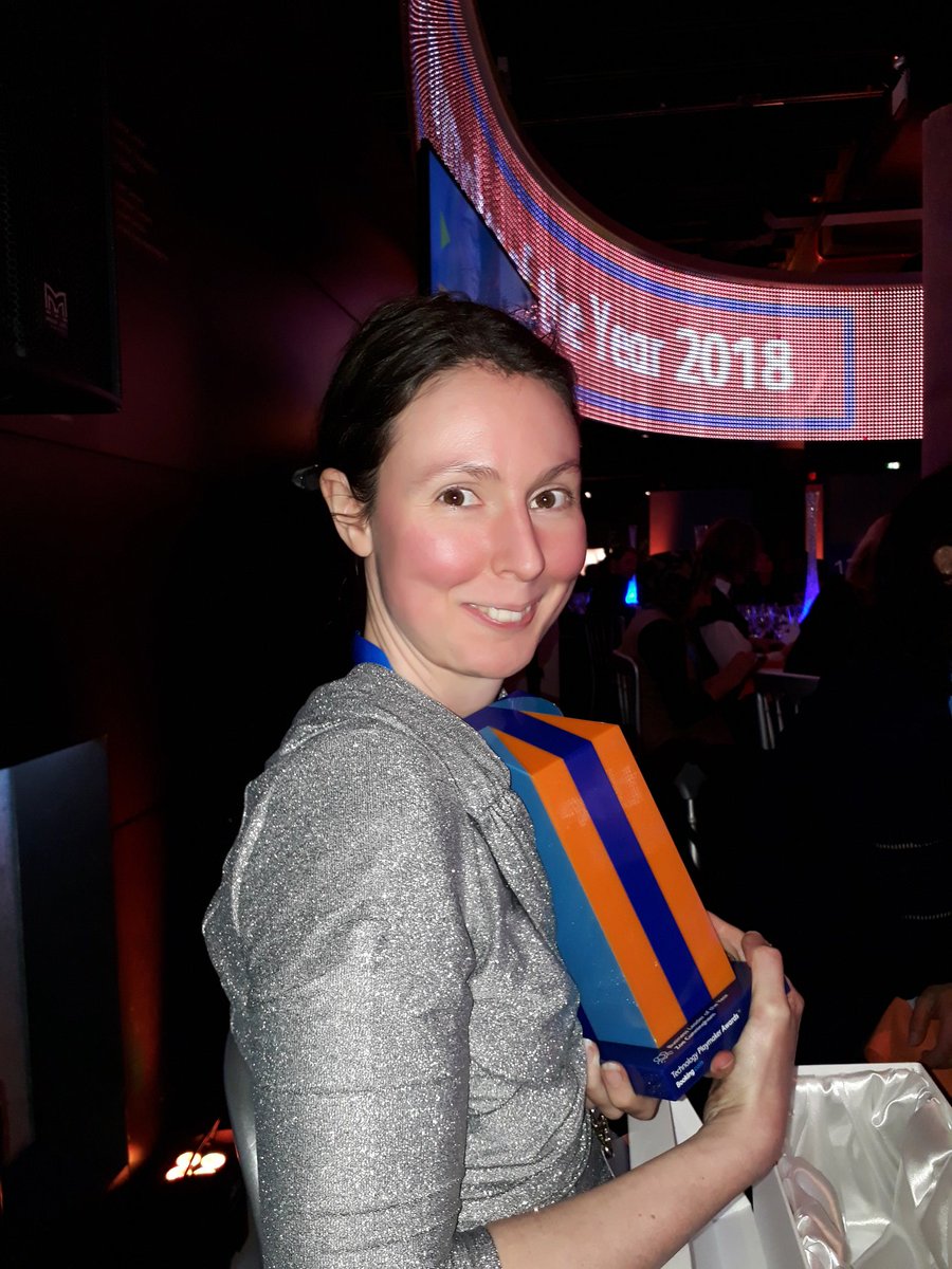 SoftwireUK's tweet photo. Congratulations @ZoeFCunningham on winning business leader of the year! #technologyplaymaker #womenintech #internationalwomensday2018 https://t.co/y3oG8k2mAn