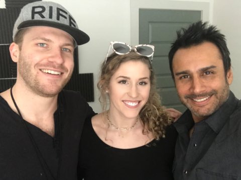 stevencademusic's tweet photo. TBT to writing my next hit in Nashville last week with @FrankLegeay and @anniewildgen https://t.co/VUwqo7sPLo