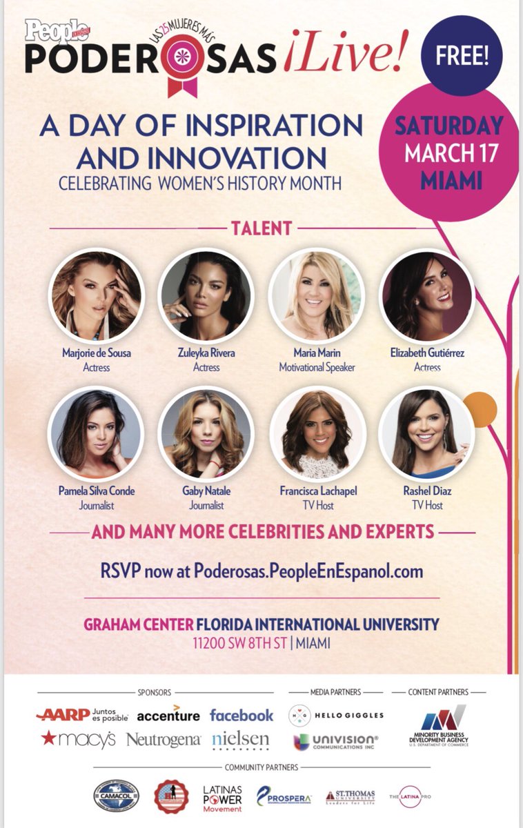 Lucycandy79's tweet image. #Latinaspower as community partner for #peopleenespañol #PoderosasLive
