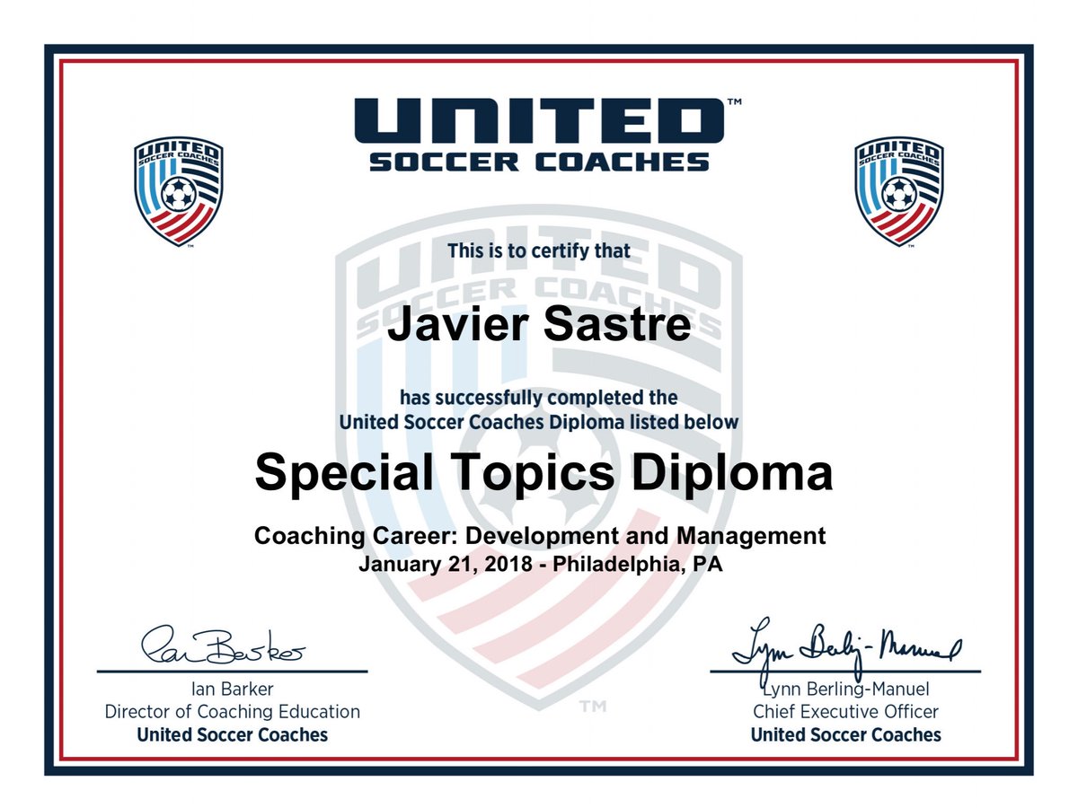 javi__sastre's tweet photo. An amazing week in Phily. Five intense days of lectures, panels, demo fields,..., and here are some of the results (networking isn’t in a diploma). #KeepLearning #BuildingMyWay @UnitedCoaches #PHL18 https://t.co/tjXX6tMmBL
