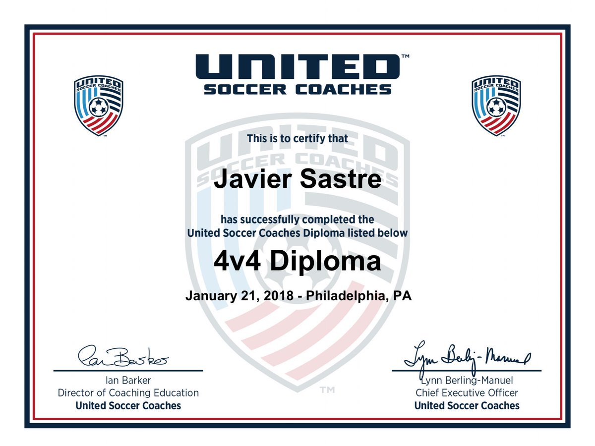 javi__sastre's tweet photo. An amazing week in Phily. Five intense days of lectures, panels, demo fields,..., and here are some of the results (networking isn’t in a diploma). #KeepLearning #BuildingMyWay @UnitedCoaches #PHL18 https://t.co/tjXX6tMmBL