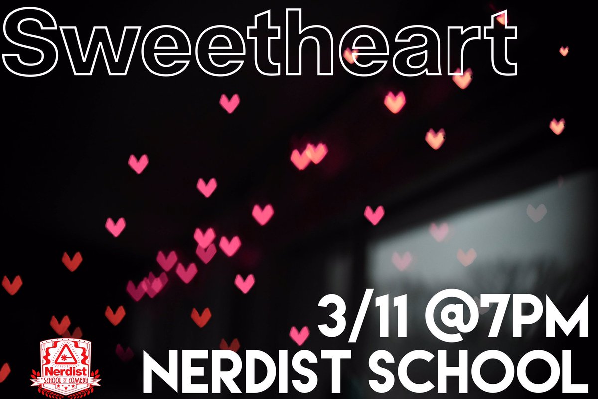 SweetheartImpro's tweet photo. Sunday night at 7pm! https://t.co/fYfXjWYxOA