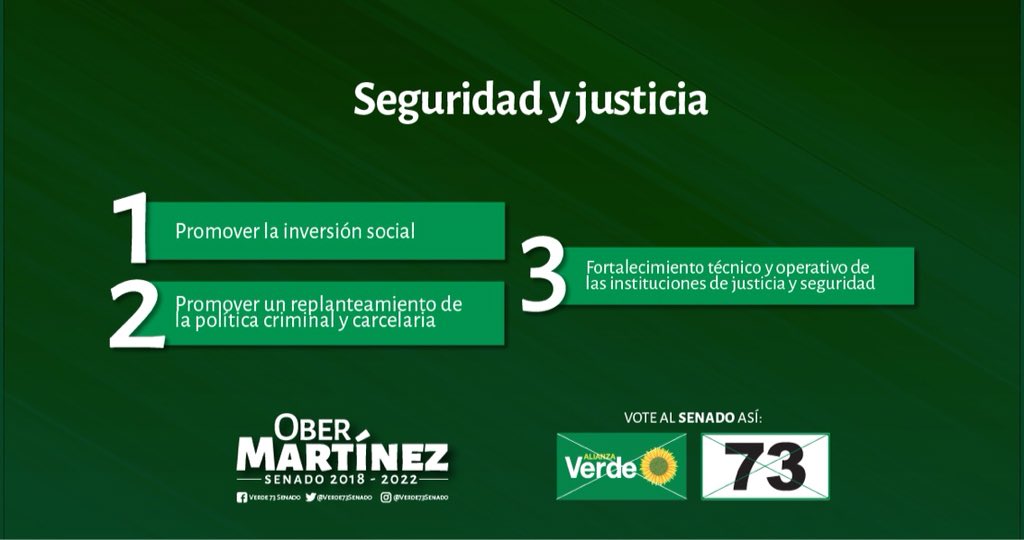 Verde73Senado's tweet photo. ¿Aumentar el gasto en las instituciones de defensa, garantizaría un país #seguroyjusto? En una #políticadiferente proponemos 3 pilares con los cuales queremos beneficiar a la sociedad en todo su conjunto. ¡Este 11 de marzo, yo sello mi alianza por Colombia con #verde73senado! https://t.co/whrJw99mW8