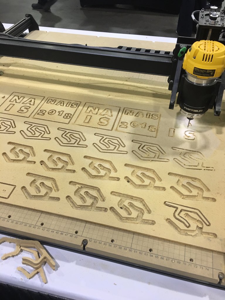 CFTjane's tweet photo. XCarve #nais2018 #naisac @centerteach @WestminsterATL https://t.co/lXJfm0b9FL