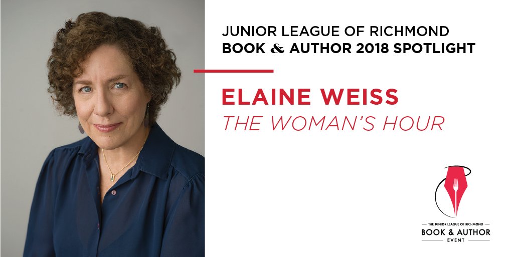 In honor of #InternationalWomensDay,  today we are highlighting #BookandAuthor2018 selection #TheWomansHour, a history of the fight for women's suffrage. Author @efweiss5 will join us for the 73rd annual Book & Author event on May 10 - Get your tix today! bit.ly/2FV7A8z