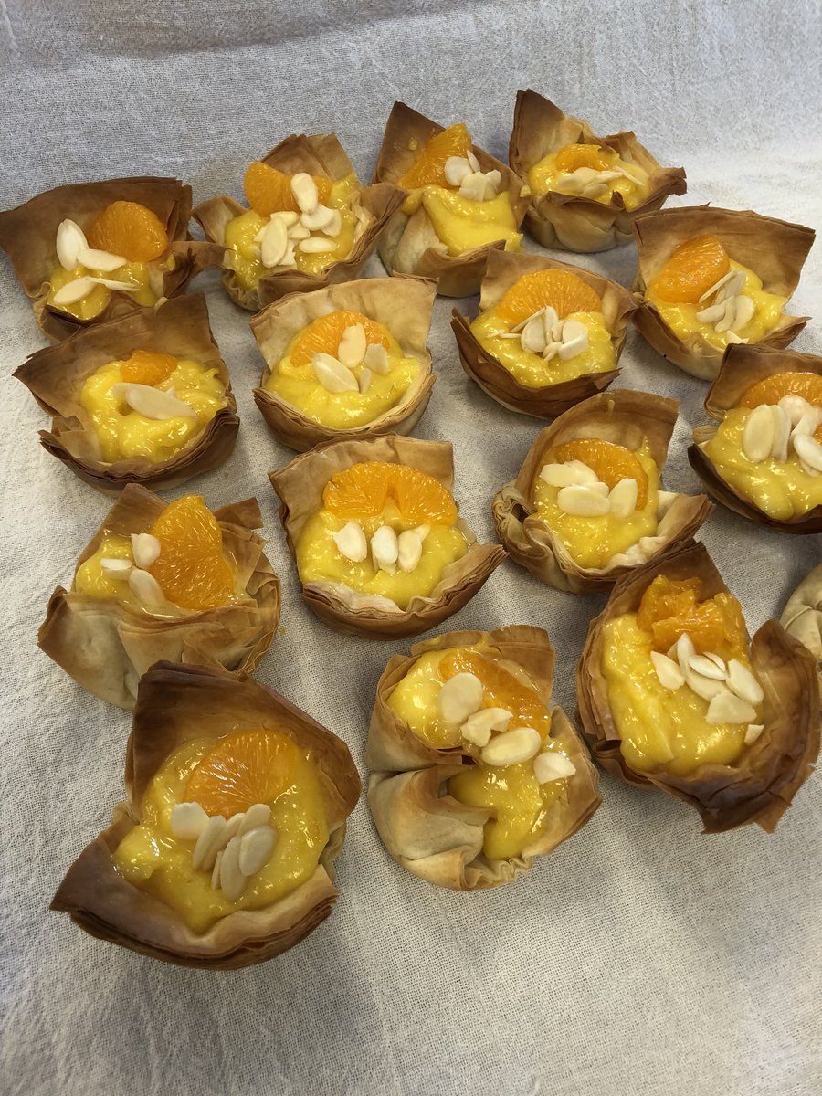 Phyllo dough bowl with orange curd and almond. Made by students in foods 20. <a href="/BrooksCompHS/">BCHS</a> <a href="/bchsnewspaper1/">BCHS Newspaper</a>