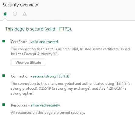 centminmod's tweet photo. Letsencrypt SSL + Nginx 1.13.9 HTTP/2 HTTPS + OpenSSL 1.1.1pre2 TLSv1.3 + Chrome 65 TLSv1.3 https://t.co/uryPMiV6Ig 😎#nginx #openssl #chrome #tlsv13 #tls13 #websecurity #security #webperf #perfmatters #http2 #centos #linux #devops #sysadmin #letsencrypt https://t.co/6v0xYJ0yZn